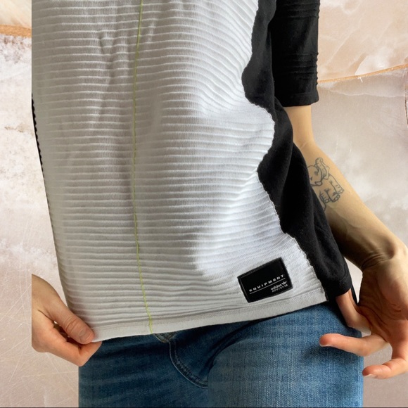 ADIDAS EQUIPMENT ribbed sweatshirt in size 10 - Picture 3 of 14